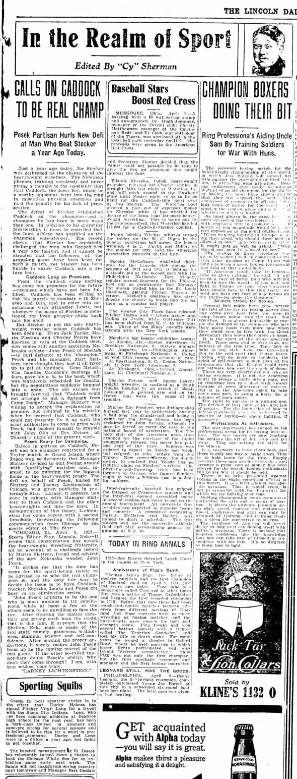 Clipping from The Lincoln Star